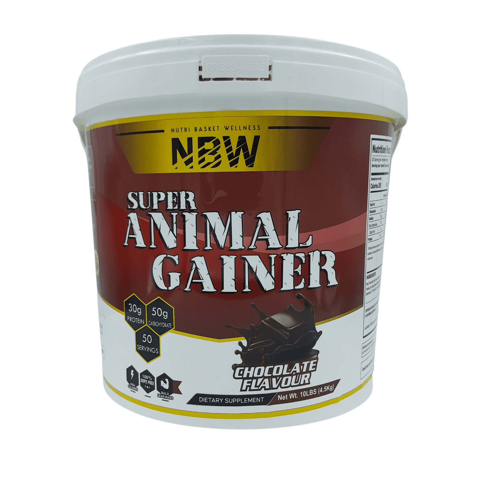 NBW Super Animal Gainer | Build Lean Muscles | Gain Weight | Fuel Energy