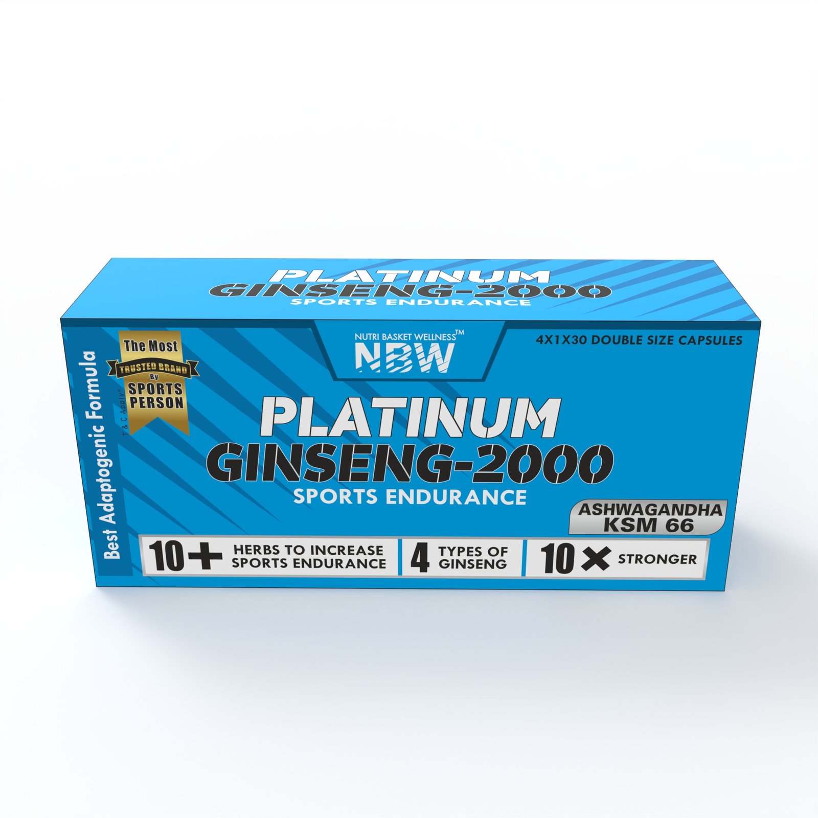 NBW Platinum Ginseng 2000 – More Than 10 Herbs To Increase Sports Endurance