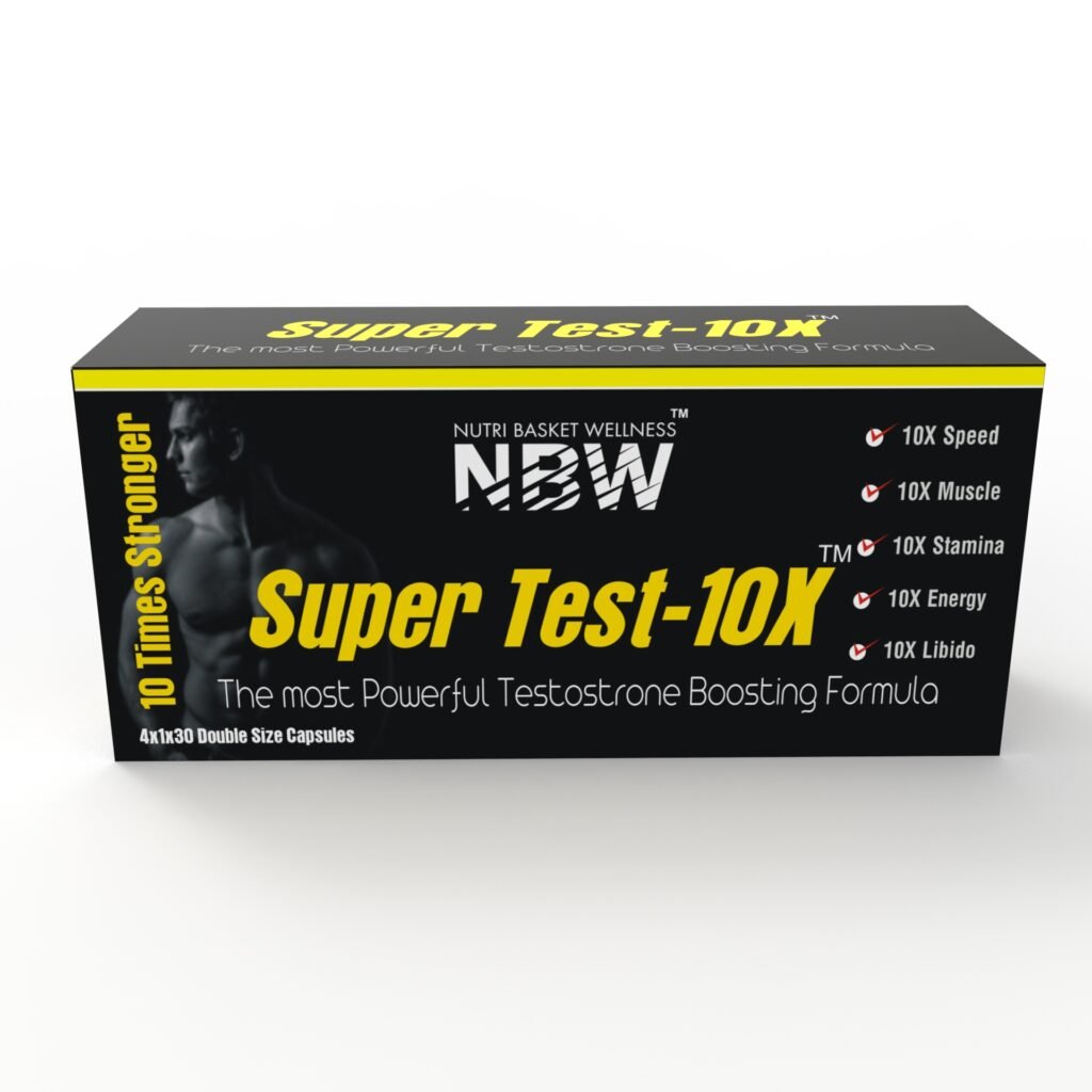 NBW Super Test-10X | Special Testosterone Boosting Formula For Sports Persons, Runners, Swimmers & Other Endurance Athletes