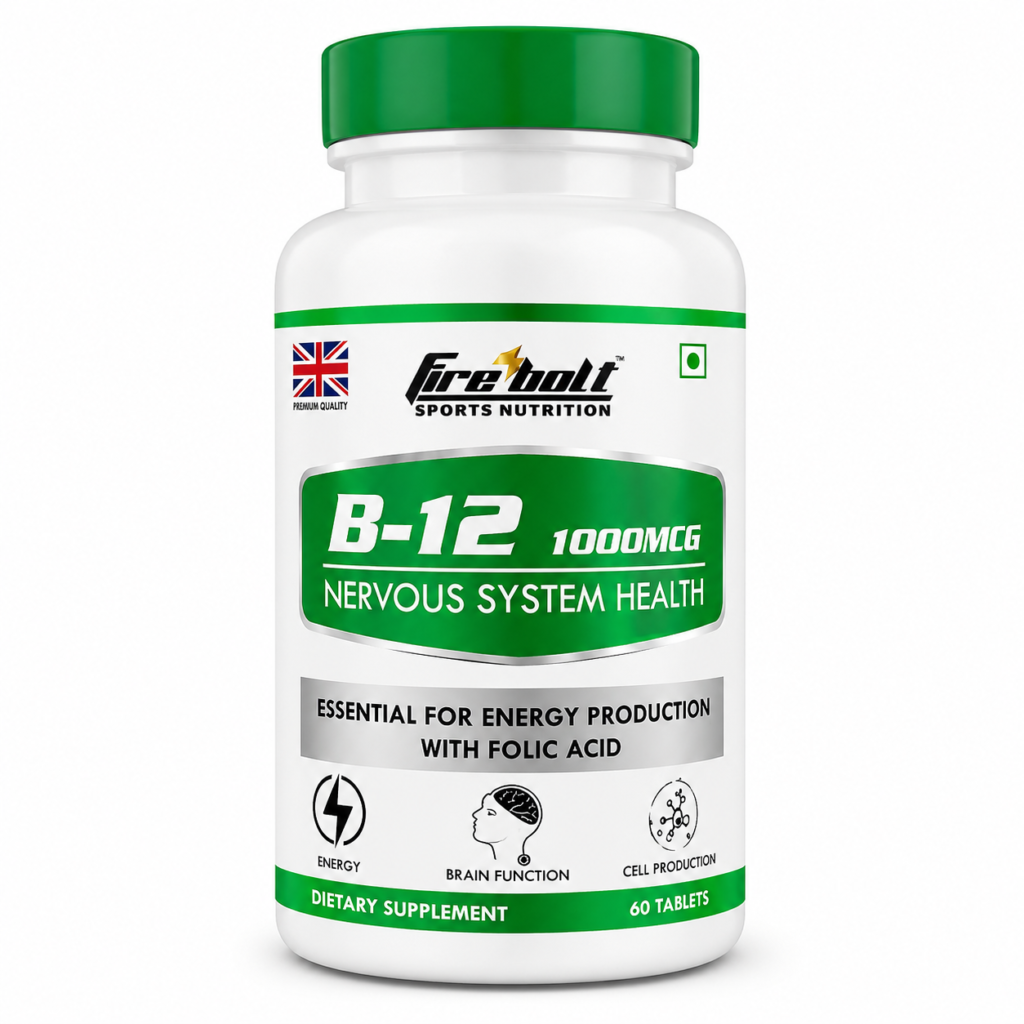 Firebolt Sports Nutrition – B-12 | 1000mg | Nervous System Health