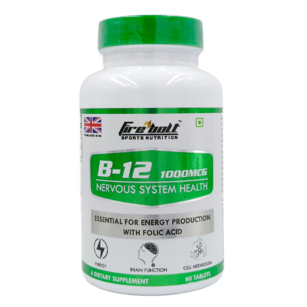 Firebolt Sports Nutrition – B-12 | 1000mg | Nervous System Health
