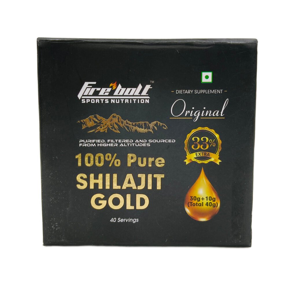 Firebolt Sports Nutrition – 100% Pure Shilajit Gold