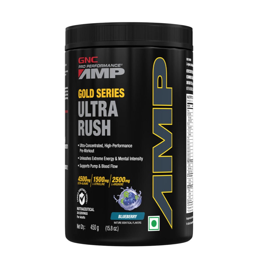 GNC Amp Gold Series Ultra Rush Pre-Workout