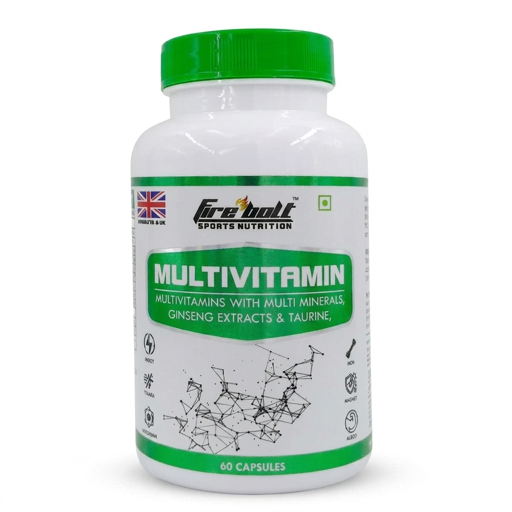 Firebolt Sports Nutrition – Multivitamin with Multi Minerals, Ginseng Extracts & Taurine