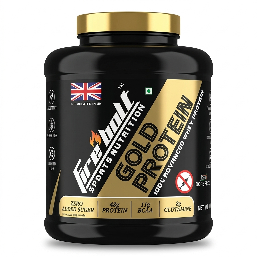 Firebolt Sports Nutrition – Gold Protein | 100% Advanced Whey Protein (Free Delivery)