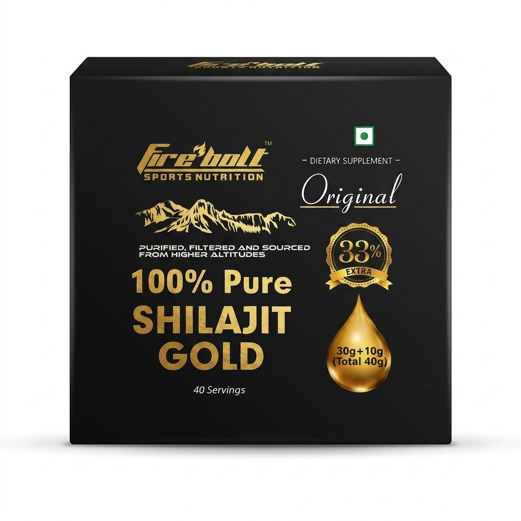 Firebolt Sports Nutrition – 100% Pure Shilajit Gold