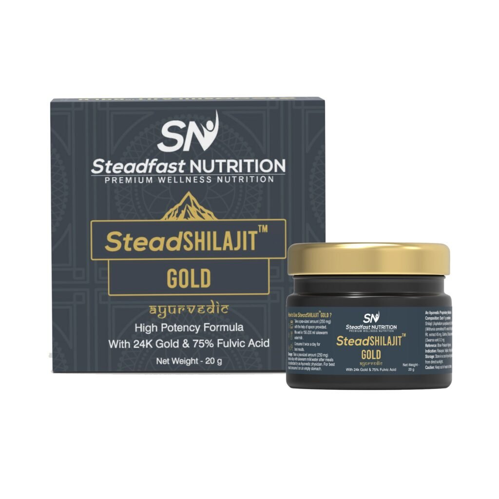 Steadfast Nutrition – SteadShilajit Gold | Strength Stamina and Power | 20g