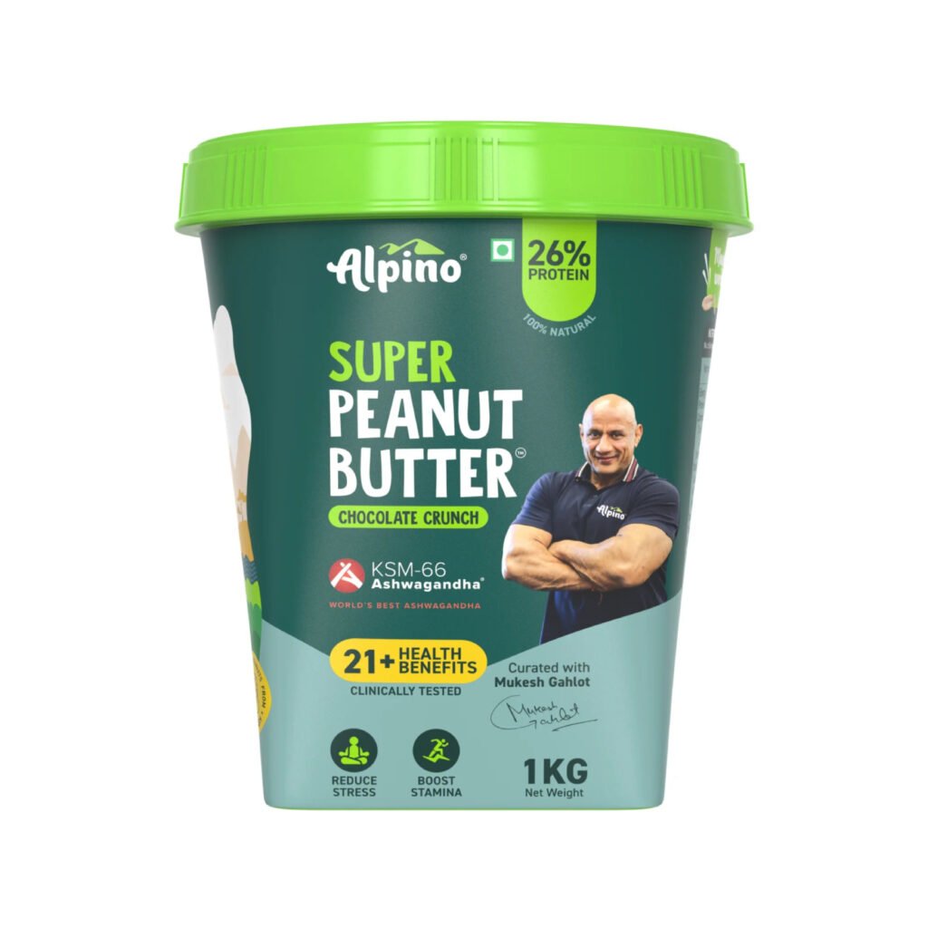 Alpino Super Peanut Butter with KSM-66 Ashwagandha