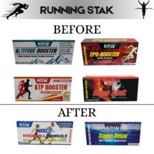 BEFORE and AFTER | Running Stak – 30 Capsules Each (Total – 180 Capsules)