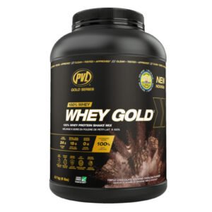 PVL Gold Series Whey Gold Protein 100% Whey Protein Shake Mix - 5lbs, Vanilla