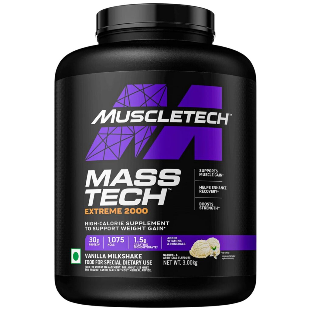 MuscleTech Mass Tech Mass Gainer – 3kg | Expiry: 9/26