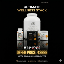 Anabolic Research Ultimate Wellness Stack – Tri Whey Fusion + 100% Pure Shilajit Gold + Vitamin D3 & K2 + Creatine