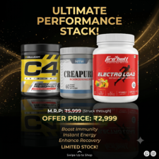Ultimate Performance Stack – Cellucor C4 Original Pre-Workout + Creapure Micronized Creatine + FireBott Electro Load