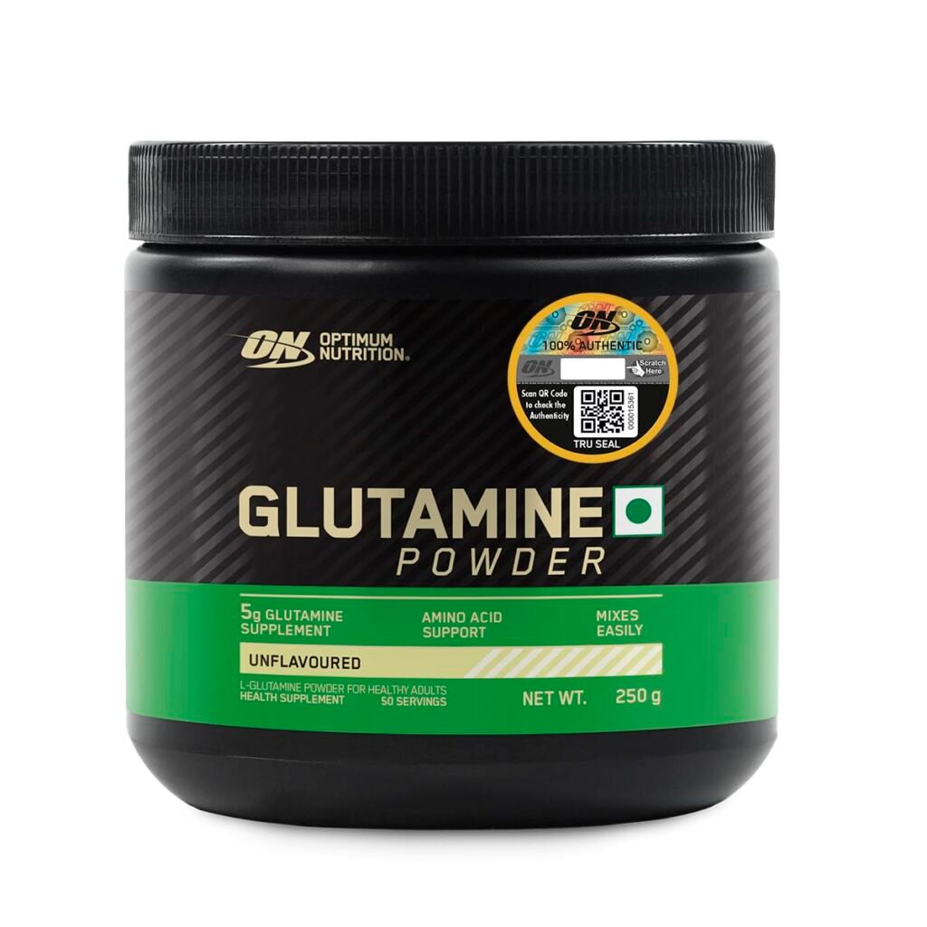 Optimum Nutrition (ON) L-Glutamine Powder- 250 Gram