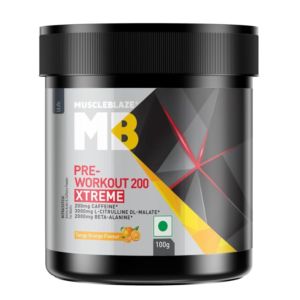 MuscleBlaze Pre Workout 200 Xtreme – 100 g