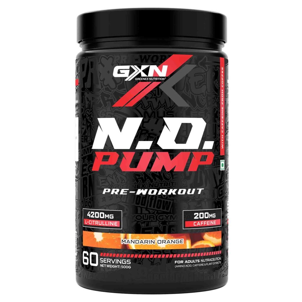 GXN N.O. Pump Mandarin Orange 60 Servings (500 g)