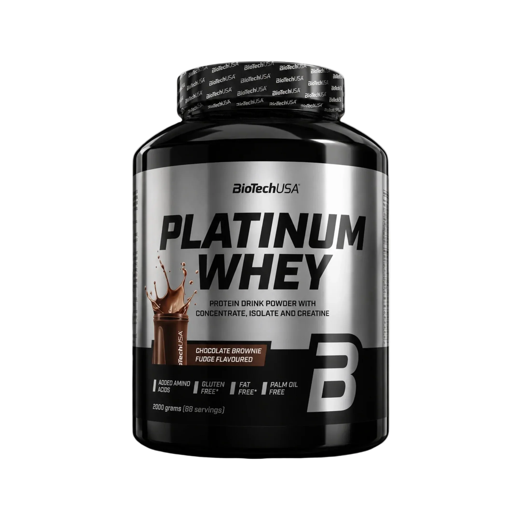 BioTechUSA Platinum Whey Protein 2 kg – Chocolate Brownie Fudge