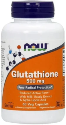 Now Foods | Glutathione 500MG | Detox Support