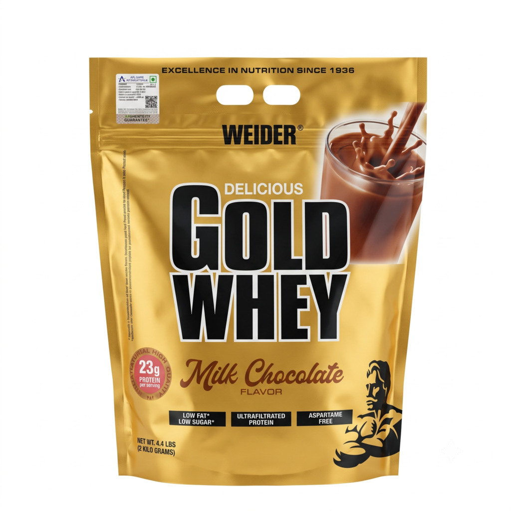 Weider Gold Whey – Milk Chocolate (2 kg / 4.4 lbs)