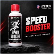 United Pharma USA Speed Booster (500ml, Peach Flavour) | Pre-Workout Energy & Endurance Drink