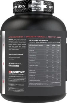 GNX NUTRITION (GXN) Beast Whey Protein Powder with Creatine & Taurine | For Muscle Recovery Whey Protein (2 kg