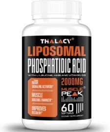 Liposomal Phosphatidic Acid (PA), 2000mg Formula, 60 Capsules