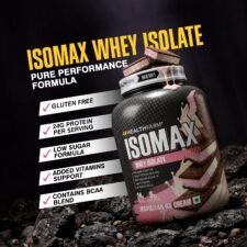 Healthfarm ISOMAX Whey Isolate Protein | 24g Protein per Serving | Zero Added Sugar | Fast Absorption | Lean Muscle Support 2kg