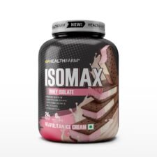 Healthfarm ISOMAX Whey Isolate Protein | 24g Protein per Serving | Zero Added Sugar | Fast Absorption | Lean Muscle Support 2kg