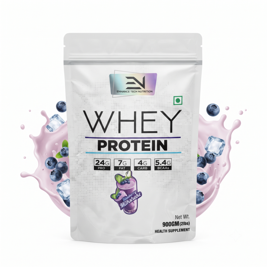 Enhance Tech Nutrition Whey Protein – Blueberry Milkshake (900g / 2 lbs)